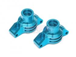 Tamiya TT-02 Aluminum Rear Hub Carrier (2) Blue by Team Raffee Co.