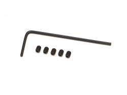 Miscellaneous All M2.5x3 SS Set Screws (5) with Allen Hex Key by Boom Racing