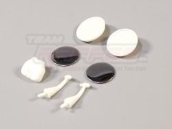 Miscellaneous All Round Rear View Mirrors  and Tank Cover for TRC/302457 Rover SUV First Gen Hard Body  by Team Raffee Co.