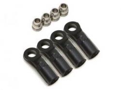 Miscellaneous All M4 Nylon Rod Ends 20.0mm (Upwards) w/ SST Pivot Ball (4) by Boom Racing