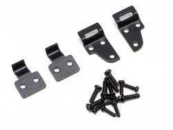 Boom Racing BRX02 109 Metal Hood Bonnet Hinge Set by Boom Racing