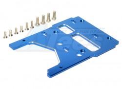 HPI Savage 21 Aluminum 7075 - 3mm Main Chassis With Screws Set Blue by GPM Racing
