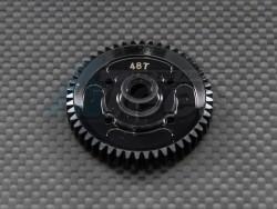 Axial EXO Steel Spur Gear (48T) Black by GPM Racing