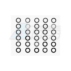 Miscellaneous All 4mm Shim Set - 3 Types - 10pcs by Tamiya